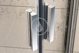 Ravak Blix - Sprchový kút štvordielny, 880-900 mm, lesklý hliník/číre sklo