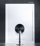 I-Drain Solid Surface sprchová vanička s predĺžením 90x160cm s integrovaným žľabom a vyberateľným sifónom, biela