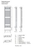 Zehnder Virando - Radiátor kúpeľňový 1200x600 mm, vonkajšie pripojenie, 648 W, biela