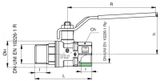 Turbo Press Gas guľový ventil 3/4&quot; MF