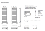 Zehnder Aura PBZ-150-060 kúpeľňový radiátor, biely lakovaný, prevedenie rovné, 1469x600 mm