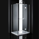 Aquatek Crystal R13 sprchovací kút 100x80cm, profil chróm, sklo číre, výška 200 cm