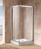 Aquatek Holiday R14 sprchovací kút 100x80cm, profil chróm, sklo grape