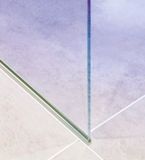 Aquatek Oasis F1 pevné sklo frost, univerzálne, 120x200cm, profil chrómový