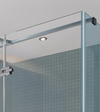 Aquatek Vip2000 R33 sprchovací kút obdĺžnikový 120x90cm, chróm, sklo číre, 200cm