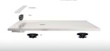 I-Drain Solid Surface sprchová vanička 130x90cm s integrovaným žľabom a vyberateľným sifónom, biela