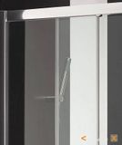 Aquatek Master R14 sprchovací kút obdĺžnikový 100x80cm, profil chróm, sklo matné