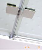 Aquatek Better R43 sprchovací kút obdĺžnikový 140x80cm ľavý, chróm, sklo číre