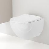 Geberit Acanto - Závesné WC, Rimfree, biela