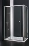 Aquatek Master R23 sprchovací kút obdĺžnikový 120x80cm, profil chróm, sklo číre