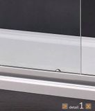 Aquatek Master R23 sprchovací kút obdĺžnikový 120x80cm, profil chróm, sklo číre