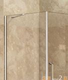 Aquatek Party A3 sprchovací kút štvorcový 90x90cm, profil chróm, sklo číre