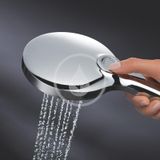 Grohe Rainshower SmartActive - Súprava sprchovej hlavice 130 9,5 l/min, 3 prúdy, tyče 600 mm a hadice, chróm