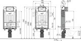Alcadrain Predstenové inštalácie - Predstenový inštalačný prvok Renovmodul s odvetrávaním, na zamurovanie