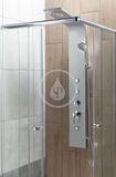 Aqualine Sprchy - Sprchový panel, výška 1400 mm, strieborná