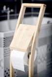 Aqualine Bambus - Stojan z držiakom na toaletný papier a WC kefu, bambus