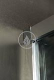 Gelco Fondura - Sprchové dvere 1100 mm, číre sklo/chróm