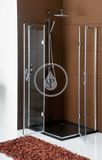 Gelco Legro - Sprchový kút, 900x900 mm, Coated Glass, číre sklo