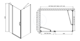 Gelco One - Sprchové dvere 1000 mm, číre sklo