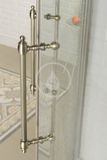 Gelco Antique - Sprchový kút štvrťkruhový, štvordielny 900x900 mm, Coated Glass, bronz/číre sklo
