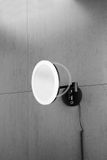 Nimco Zrkadlá - Kozmetické zrkadlo nástenné s LED osvetlením, čierna