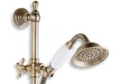 Novaservis Sprchové súpravy - Set sprchovej hlavice, tyče a hadice, bronz