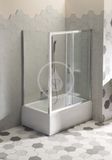 Polysan Deep - Hlboká sprchová vanička, 1000x900x260 mm, biela