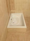 Polysan Deep - Hlboká sprchová vanička, 1000x900x260 mm, biela