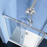 Polysan Easy Line - Posuvné sprchové dvere 1200 mm, leštený hliník/číre sklo