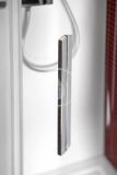 Polysan Lucis Line - Sprchové dvere 1100 mm, hliník/číre sklo