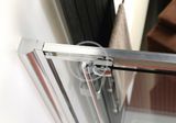 Polysan Lucis Line - Sprchové dvere 1200 mm, hliník/číre sklo