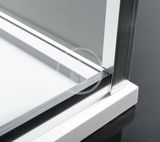Polysan Easy Line - Sprchové dvere 1600 mm, leštený hliník/číre sklo