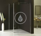 Polysan Modular Shower - Pevná sprchová stena, na pripojenie otočného panelu, 700 mm, číre sklo