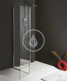 Polysan Modular Shower - Pevná sprchová stena, na pripojenie otočného panelu, 800 mm, číre sklo
