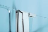 Polysan Zoom Line - Sprchové dvere 1600 mm, leštený hliník/číre sklo