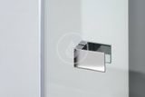 Polysan Fortis Line - Sprchové dvere 900 mm, ľavé, chróm/číre sklo