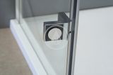 Polysan Fortis Line - Sprchové dvere trojdielne 1400 mm, ľavé, chróm/číre sklo
