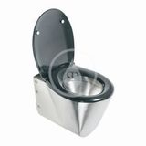 Sanela WC z nehrdzavejúcej ocele - Závesné WC, antivandal, nerezová