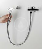 Sapho Bidet - Bidetová sprcha s dvojventilom na napojenie vody na WC nádržku, chróm