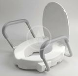 Sapho Ridder Sedadlá - WC doska zvýšená 100 mm, s držadlami, biela