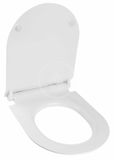 Sapho GSI Norm/Pura - WC doska SLIM, SoftClose, duroplast, biela/chróm