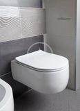 Sapho Kerasan Flo - Závesné WC, biela