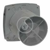 Sapho Cata X-Mart - Kúpeľňový ventilátor axiálny s automatom X-MART 10H, 15 W, potrubie 100 mm, nerezová