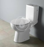 Sapho Etiuda - WC kombi pre ľudí s telesným postihnutím CLEAN ON, Rimless, zadný odpad, biela