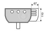 Schell Príslušenstvo - Mydlovnička k sprchovým panelom LINUX, eloxovaný hliník