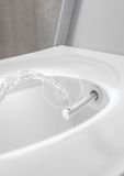 Tece TECEone - Závesné WC s bidetovou spŕškou, Rimless, biela