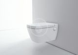 Tece TECEone - Závesné WC s bidetovou spŕškou, Rimless, biela