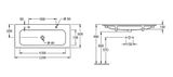 Villeroy &amp; Boch Finion - Umývadlo bez prepadu, 1200x500 mm, s CeramicPlus, alpská biela