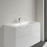 Villeroy &amp; Boch Finion - Umývadlo so skrytým prepadom, 1000x500 mm, s CeramicPlus, alpská biela