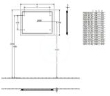 Villeroy &amp; Boch Finion - Kúpeľňové LED zrkadlo 800 mmx750 mmx45 mm